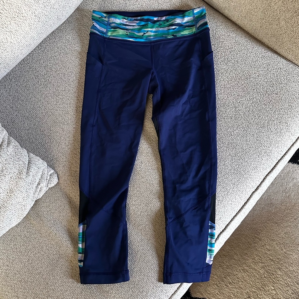 Lululemon speed up crop 21” size 6